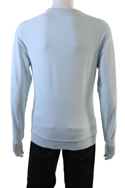 Swet Tailor Men Pullover Sweatshirt Light Blue Size S