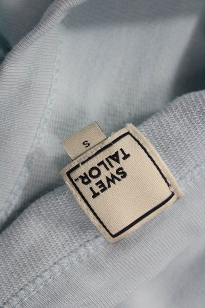 Swet Tailor Men Pullover Sweatshirt Light Blue Size S