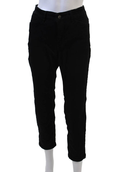 Dream Jeans Women Ankle Cropped Mid-Rise Black Jeans Size 27