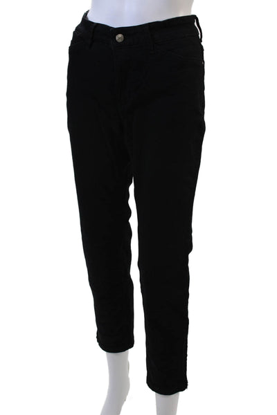 Dream Jeans Women Ankle Cropped Mid-Rise Black Jeans Size 27