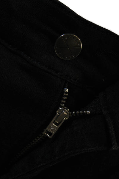Dream Jeans Women Ankle Cropped Mid-Rise Black Jeans Size 27