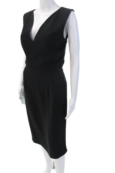 Tamara Mellon Womens Bodycon Pencil Dress Black Size 6
