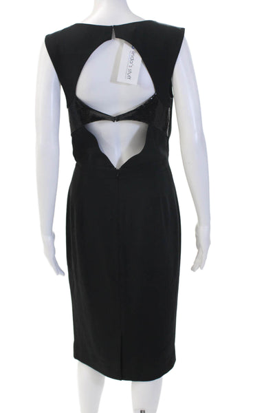 Tamara Mellon Womens Bodycon Pencil Dress Black Size 6