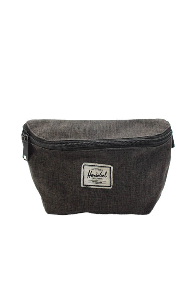 Herschel Supply Co. Womens Zipper Closure Belt Bag Black Brown