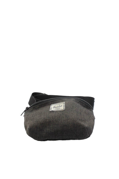 Herschel Supply Co. Womens Zipper Closure Belt Bag Black Brown