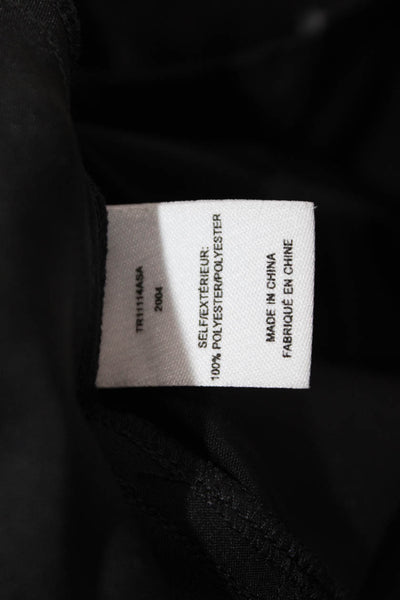 Derek Lam 10 Crosby Unisex Black Cropped Jogger Pants Drawstring Size 4