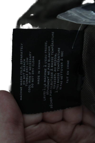 Marc New York Mens Military Jacket Brown High Neck Button Long Sleeve Size XL