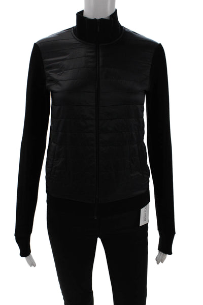 Uniqlo Women Quilted Windbreaker Jacket Black Size XS