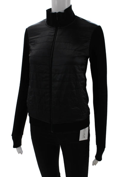 Uniqlo Women Quilted Windbreaker Jacket Black Size XS