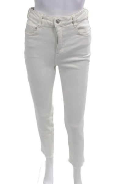 Pilcro and the Letterpress Anthropologie Women Skinny Jeans White Size 25