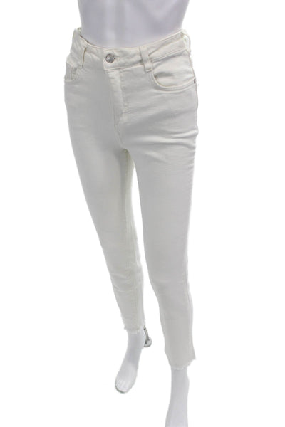 Pilcro and the Letterpress Anthropologie Women Skinny Jeans White Size 25