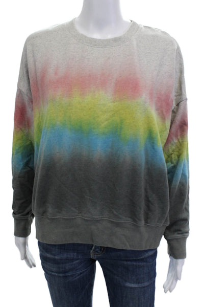 Sundry Women Pullover Sweatshirt Gray Long Sleeve Organic Cotton Size 0