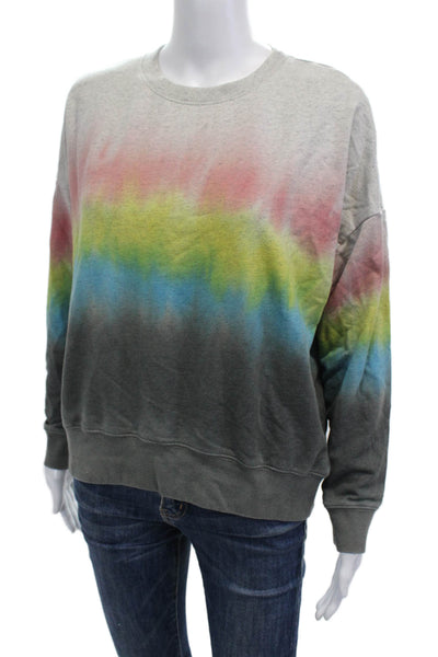Sundry Women Pullover Sweatshirt Gray Long Sleeve Organic Cotton Size 0