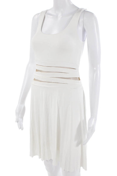 Bailey 44 Womens Tank Dress White Sleeveless Solid Modal Beach Size S