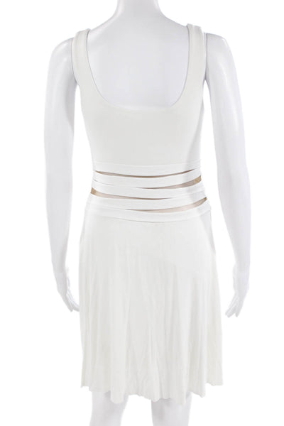 Bailey 44 Womens Tank Dress White Sleeveless Solid Modal Beach Size S