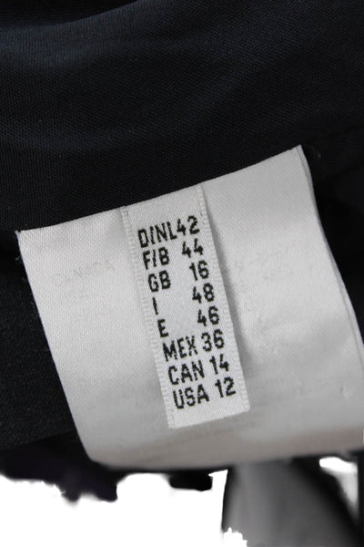 Laurel Womens Pleated Pencil Skirt Black Size 12