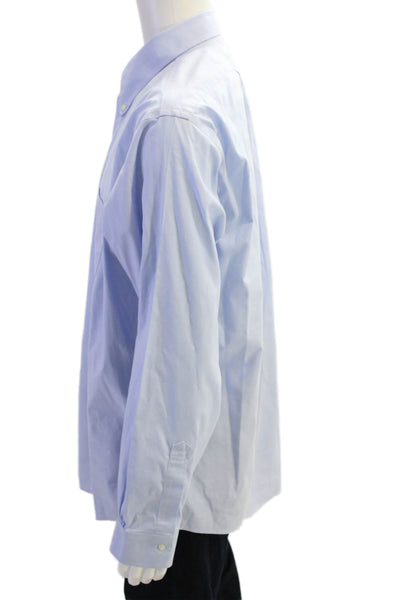 Brooks Brothers Men's Long Sleeves Casual Button Down Shirt Blue Size 17