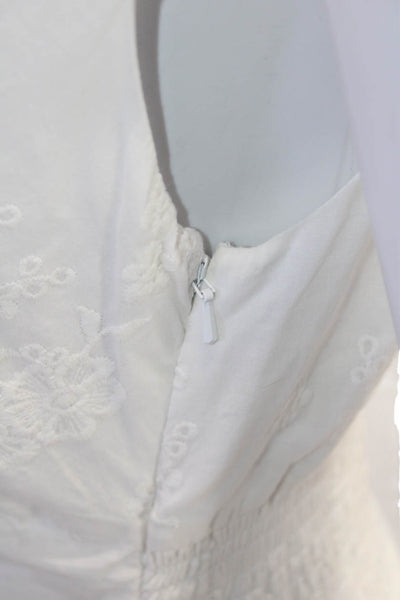 Shoshanna, Women Fit & Flare Mini White Dress Size 2
