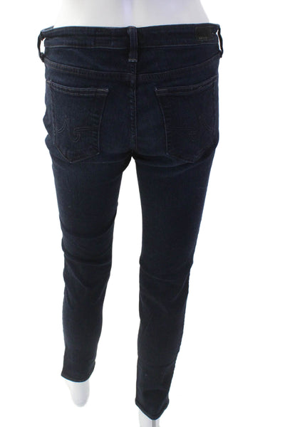 Adriano Goldschmied Womens Dark Blue Skinny Ankle Jeans Size 30
