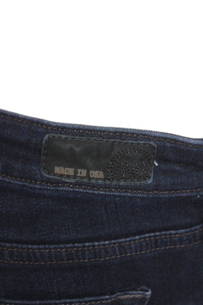 Adriano Goldschmied Womens Dark Blue Skinny Ankle Jeans Size 30