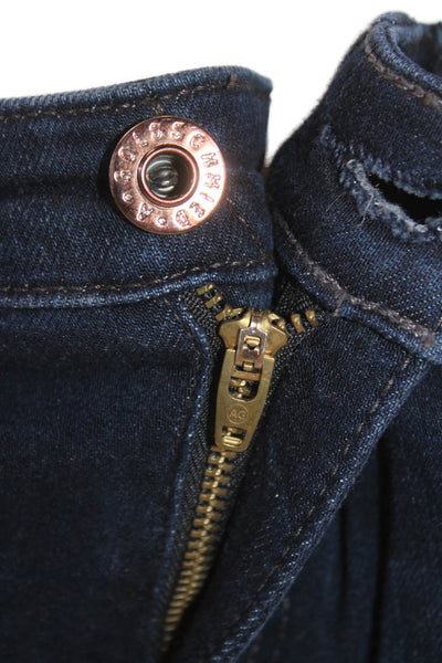Adriano Goldschmied Womens Dark Blue Skinny Ankle Jeans Size 30
