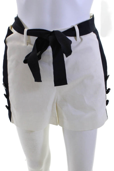 Carolina Herrera Unisex Black Cotton Shorts Size S