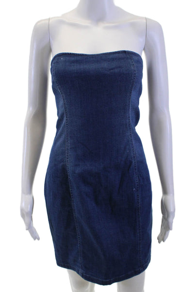 Flavio Castellani, Women Bodycon Mini Dress Dark Blue Size 46