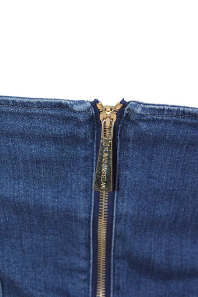 Flavio Castellani, Women Bodycon Mini Dress Dark Blue Size 46