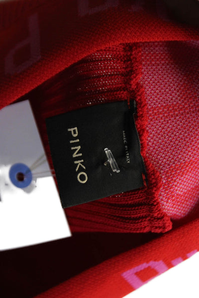 Pinko Women Red Sleeveless Tank Size S