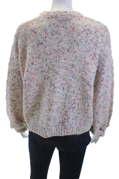Cupcakes And Cashmere Unisex Pullover Sweater Beige Size M