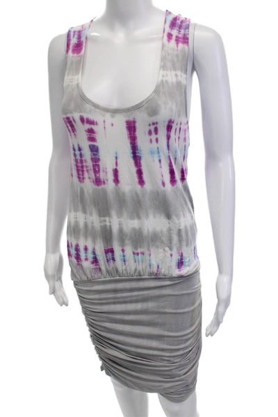 Young Fabulous & Broke Women Tank Dress Gray Sleeveless Size XS