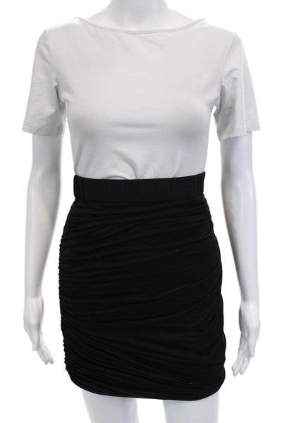 Rag & Bone Women Bandage Mini Skirt Black Lyocell Size 4