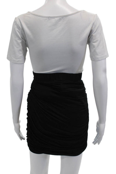 Rag & Bone Women Bandage Mini Skirt Black Lyocell Size 4