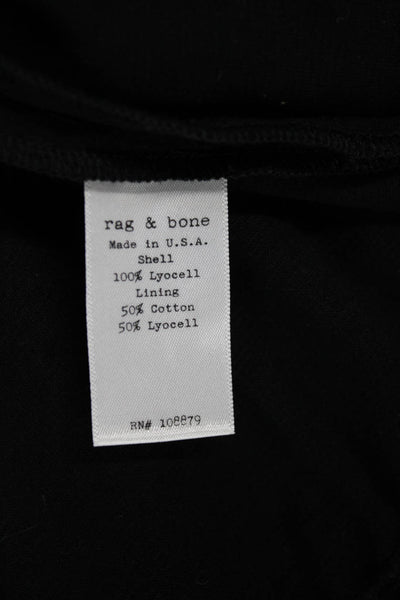 Rag & Bone Women Bandage Mini Skirt Black Lyocell Size 4