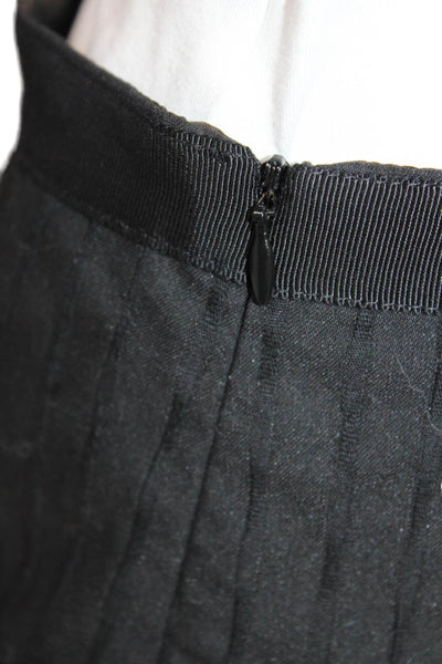 Nanette Lepore Women Striped Straight Pencil Skort Black Knee Length Size 4