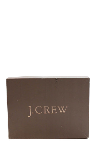 J Crew Womens Leather Strappy Giovanna Wedge Sandals Brown Size 8