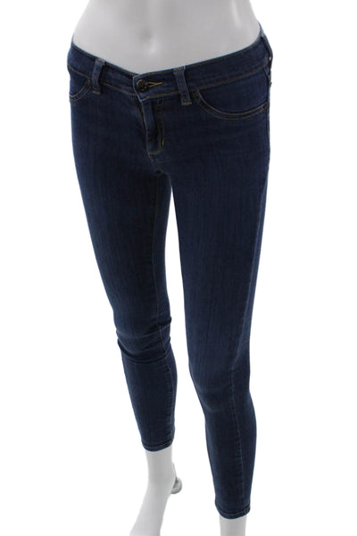 Joes Jeans Girls Zipper Fly Mid Rise Medium Wash Skinny Jeans Blue Denim Size 14