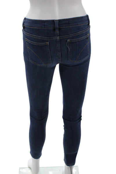 Joes Jeans Girls Zipper Fly Mid Rise Medium Wash Skinny Jeans Blue Denim Size 14