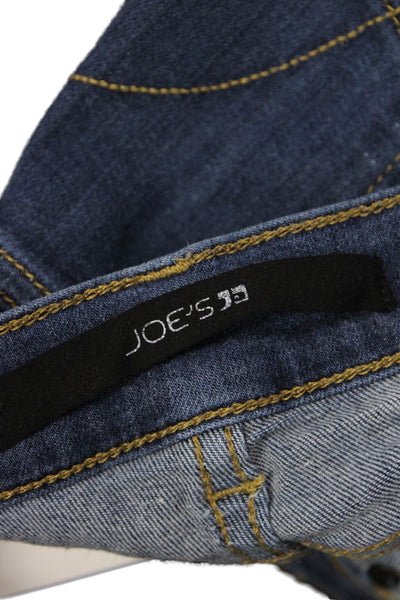 Joes Jeans Girls Zipper Fly Mid Rise Medium Wash Skinny Jeans Blue Denim Size 14