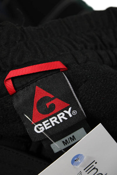 Gerry Mens Zipper Fly Logo Straight Leg Snow Pants Black Size Medium