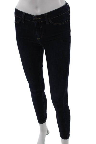 Joes Jeans Girls Zipper Fly Mid Rise Dark Wash Skinny Jeans Blue Denim Size 14