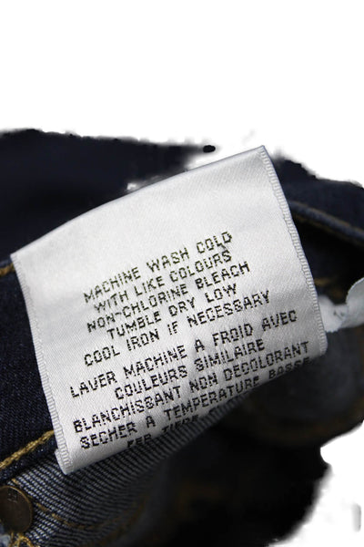 Joes Jeans Girls Zipper Fly Mid Rise Dark Wash Skinny Jeans Blue Denim Size 14