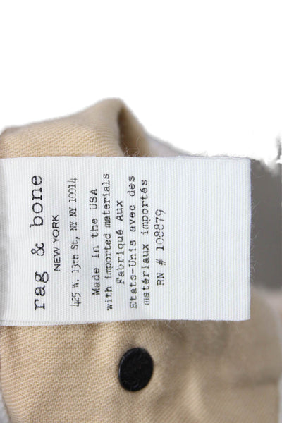 Rag & Bone Jean Women Straight Pencil Skirt White Knee Length Size 26