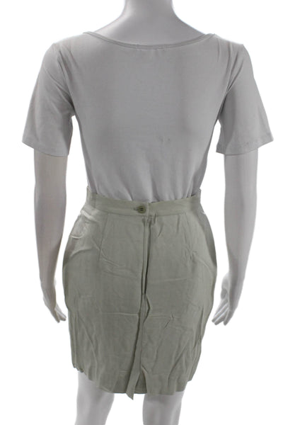 Giorgio Armani Le Collezioni Women Gray Straight & Pencil Skirt Size 6