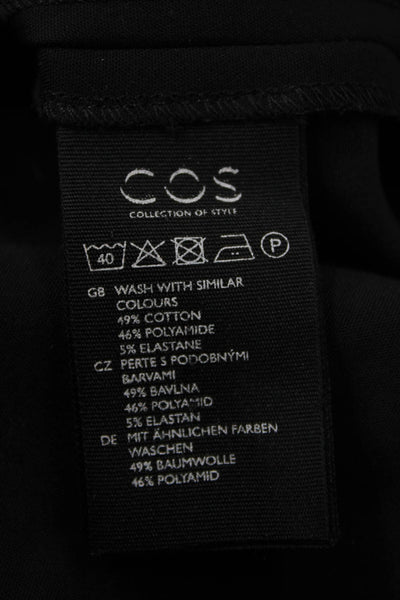 COS, Womens Straight Pencil Midi Skirt Black Size 6