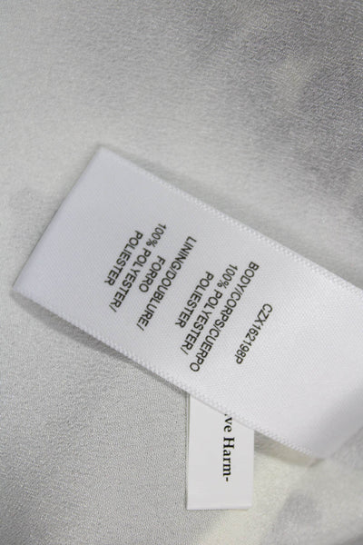 Halston, Womens Maxi Sundress Black Animal Print V-Neck Tie Size 10