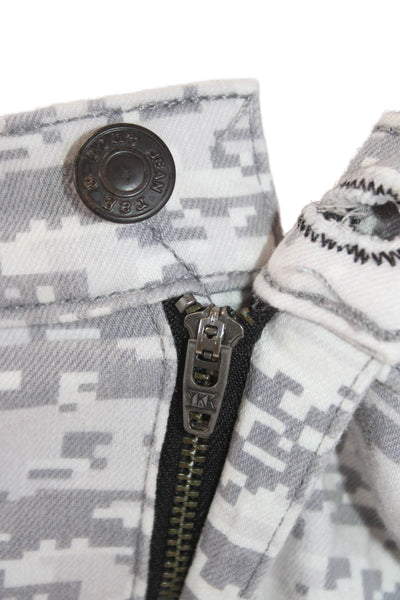 Rag & Bone Women Skinny Camouflage Gray Jeans Size 30