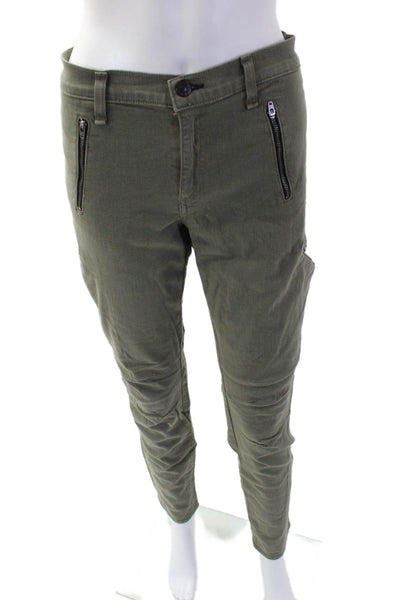 Rag & Bone Womens Cargo Cropped Green Pants Size 31