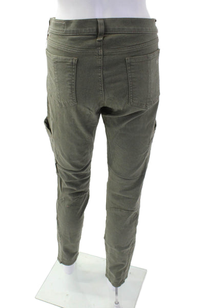 Rag & Bone Womens Cargo Cropped Green Pants Size 31