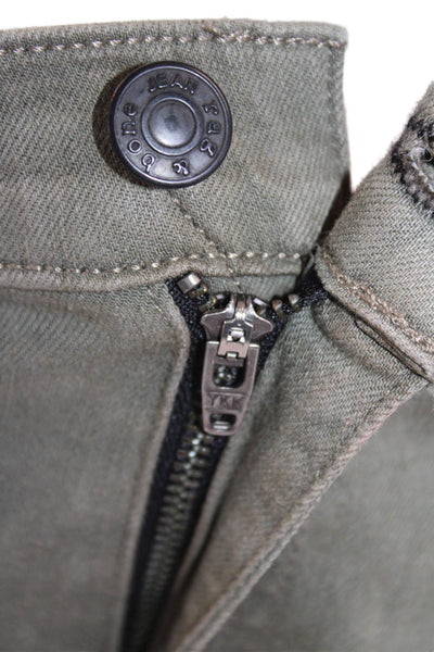 Rag & Bone Womens Cargo Cropped Green Pants Size 31